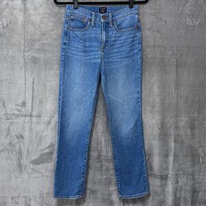 J.Crew Essential Straight Jean Light Wash Sz 25